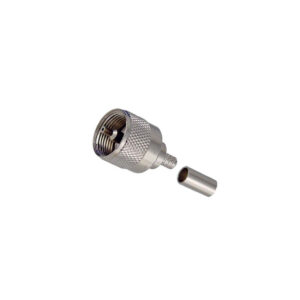Conector de crimpado macho UHF